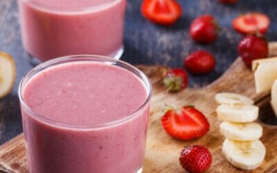 Strawberry and Banana Yoghurt Smoothie